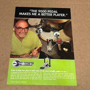 Peter Erskine - DW PEDALS - 2007 Print Advertisement